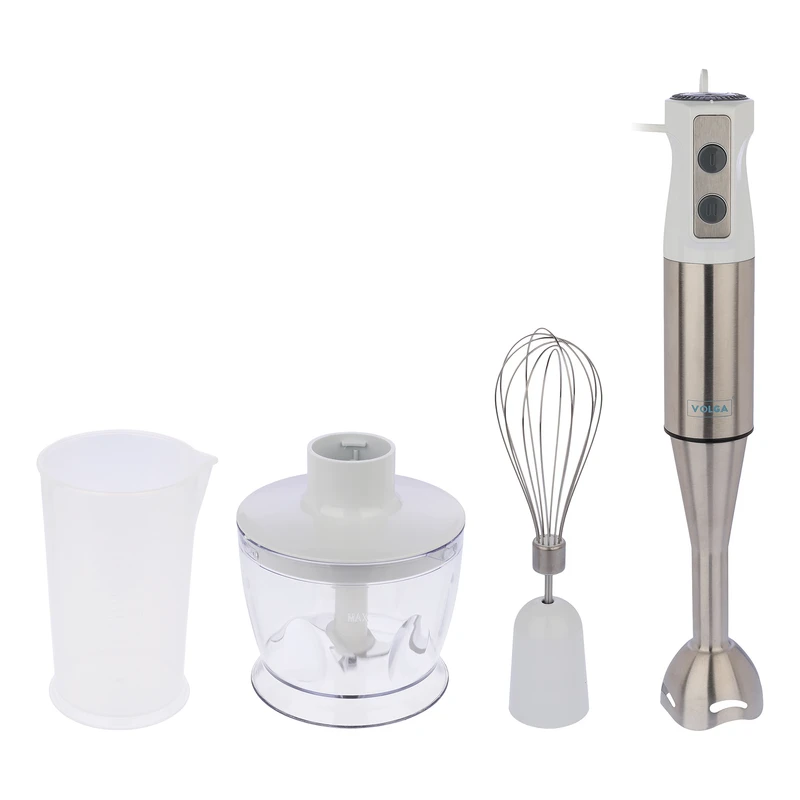 گوشت کوب برقی چندکاره 600 وات ولگا مدل w-31 مجموعه 4 عددی