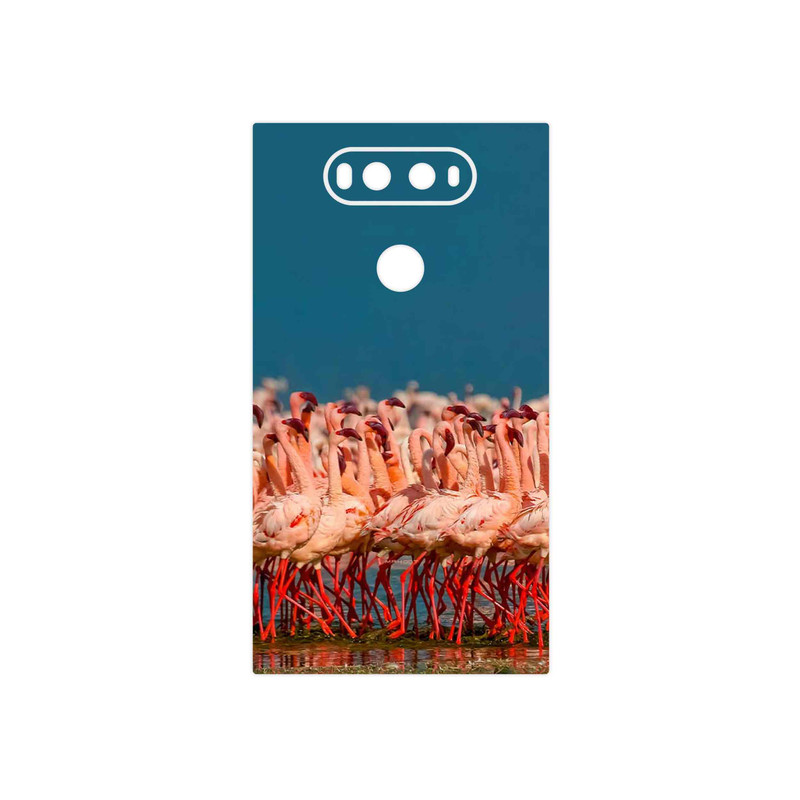 برچسب پوششی ماهوت مدل Flamingo مناسب برای گوشی موبایل ال جی V20