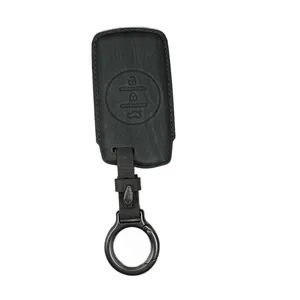 کاور ریموت و سوئیچ خودرو ام ار جی مدل 876 طرح چرم چوب مناسب برای MVM X55 PRO