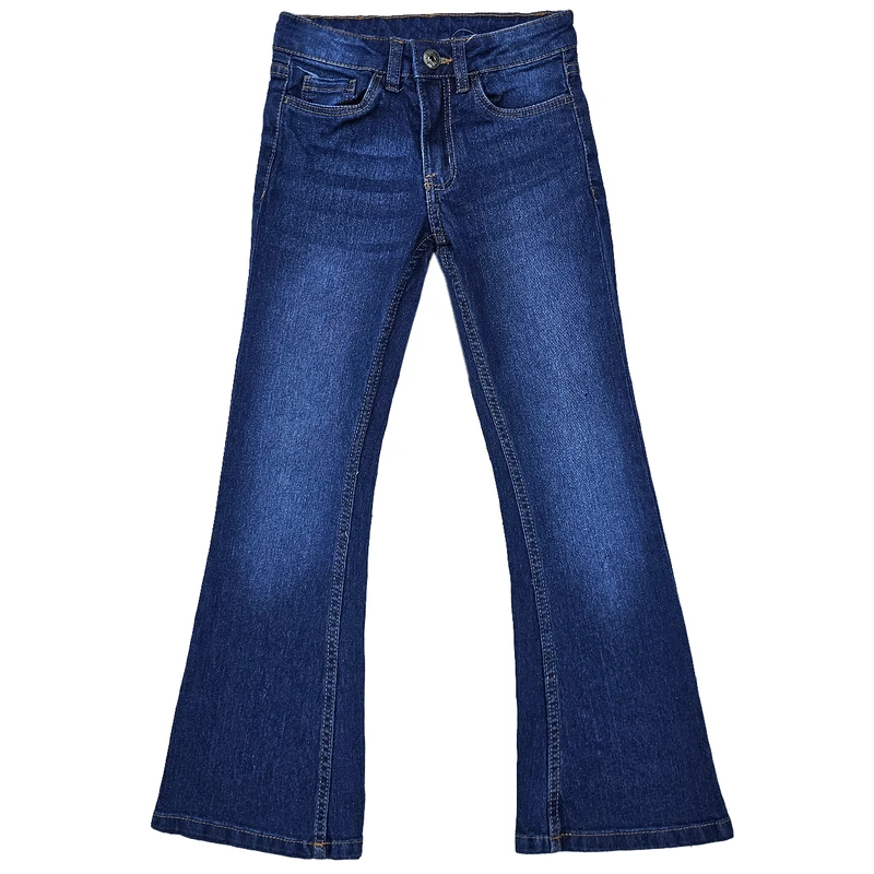 شلوار جین دم پا گشاد دخترانه پیپرتس مدل 10036100