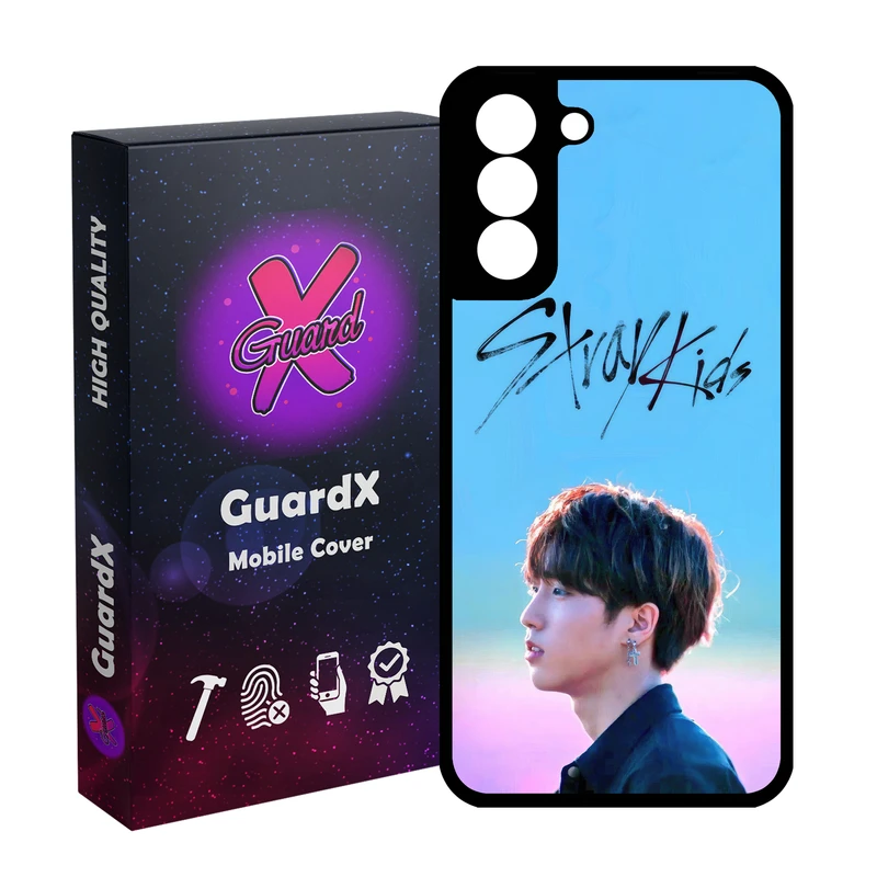کاور گارد ایکس طرح Stray Kids مدل Glass10686 مناسب برای گوشی موبایل سامسونگ Galaxy S21 FE