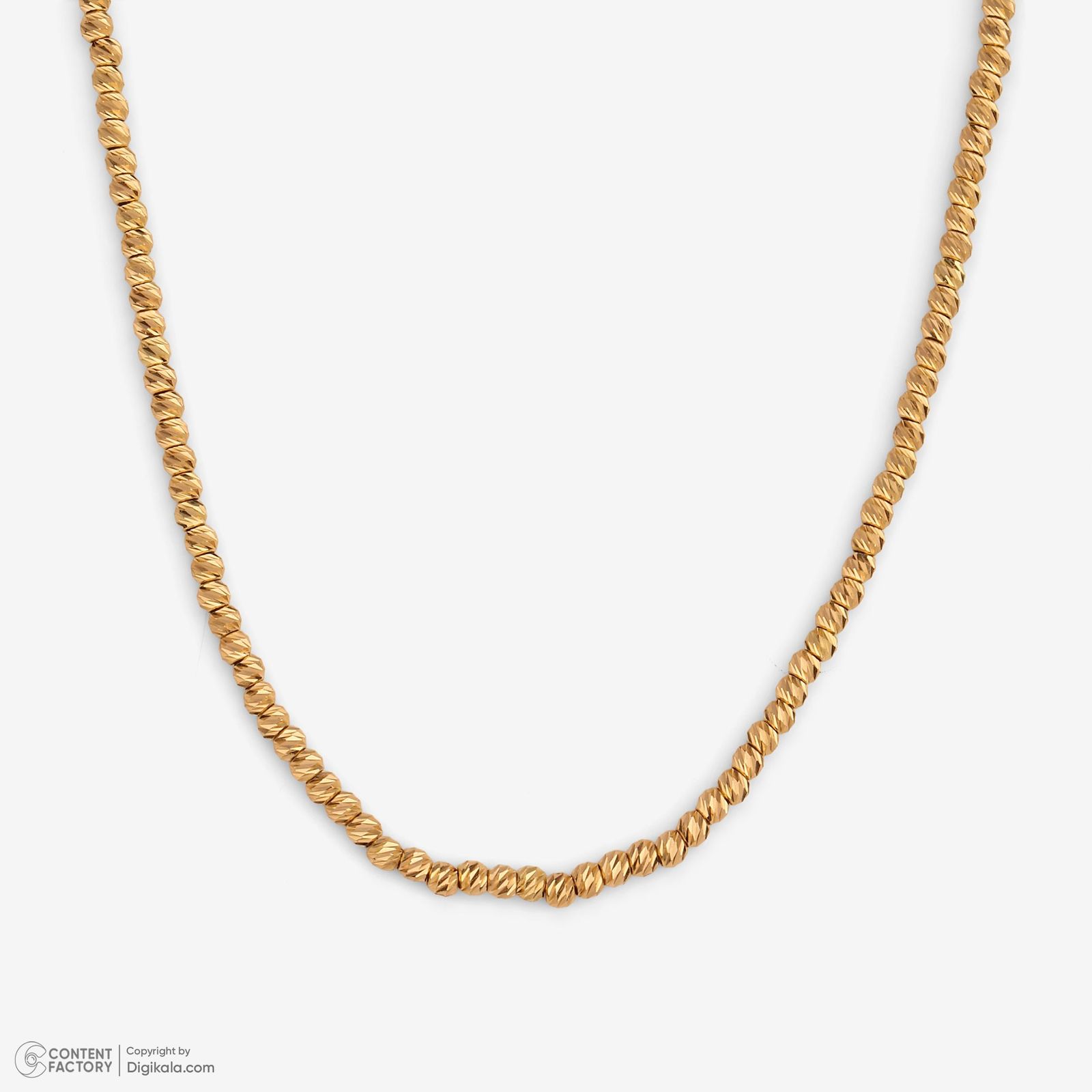 گردنبند طلا 18 عیار زنانه با زنجیر البرنادو وی گالری مدل NC1703 -  - 5