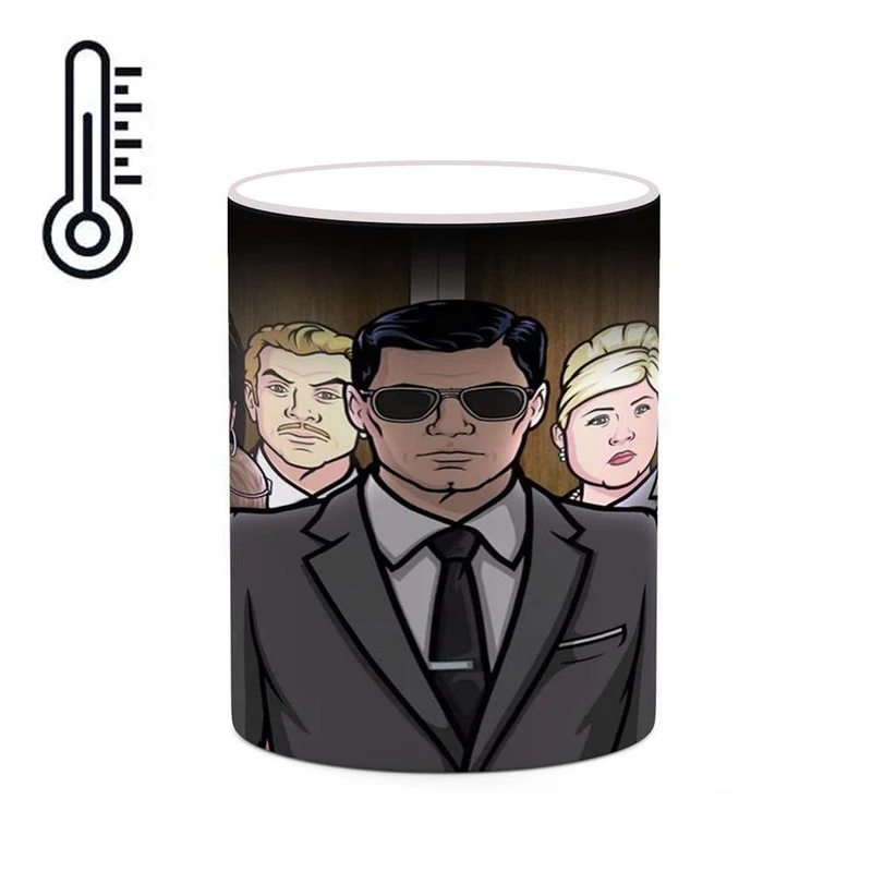 ماگ حرارتی کاکتی مدل کارتون Archer کد mgh22151