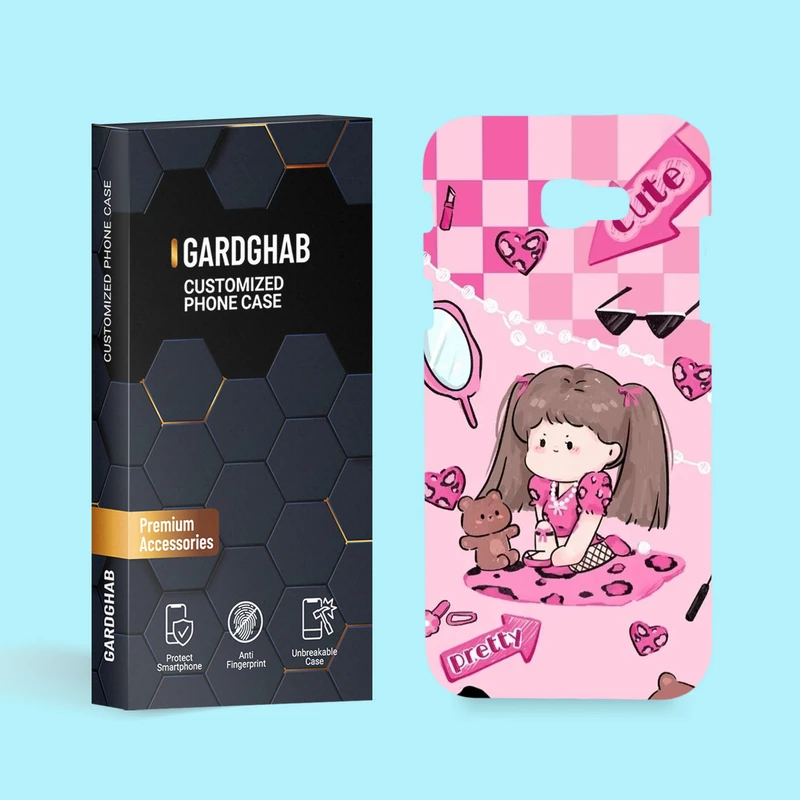 کاور گارد قاب مدل دخترانه مناسب برای گوشی موبایل سامسونگ Galaxy A7 2017 / A720