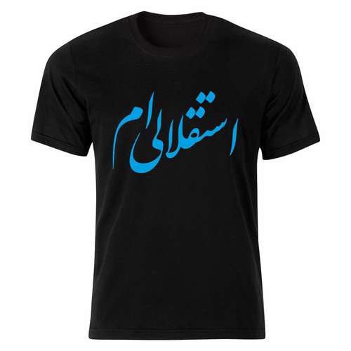 تیشرت آستین کوتاه مردانه طرح استقلالی ام کد bsf64.02