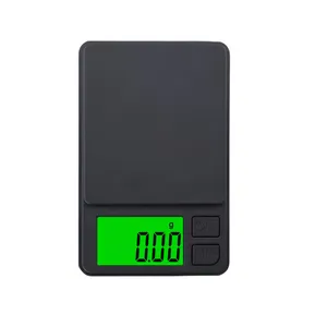 ترازو آشپزخانه دیجیتال مدل  جیبی مشکی حداکثر ظرفیت قابل اندازه‌گیری 0.2 کیلوگرم با دقت اندازه‌گیری 0.01 گرم