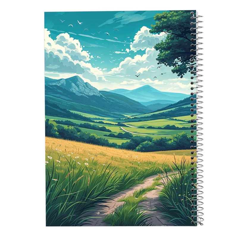 دفتر نقاشی 50 برگ مدوپد مدل طبیعت کد DF15447