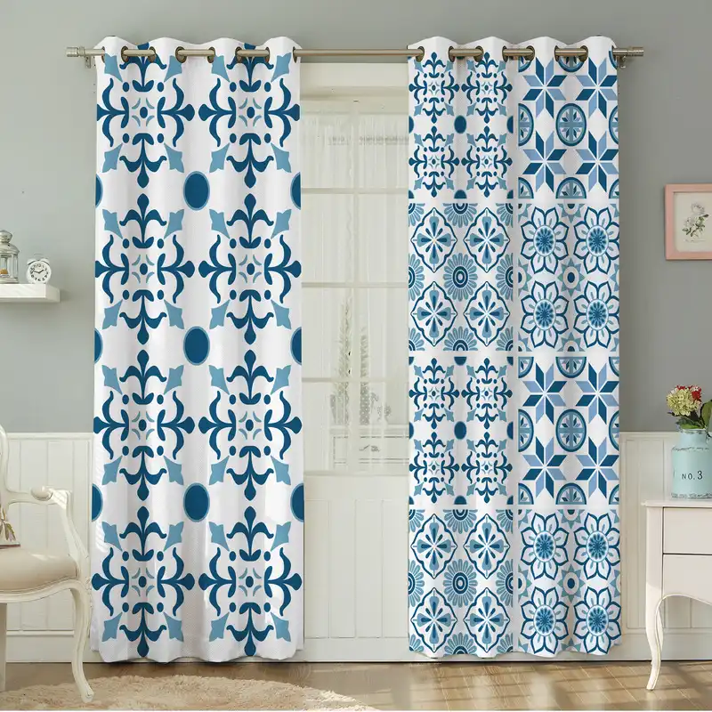 پرده نیروانا طرح سنتی مدل هازان کد 4046 سایز 140×280 سانتی متر