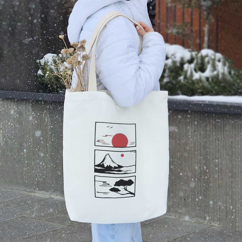 ساک خرید خندالو مدل غروب کد 7965