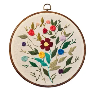 تابلو گلدوزی مدل گل 