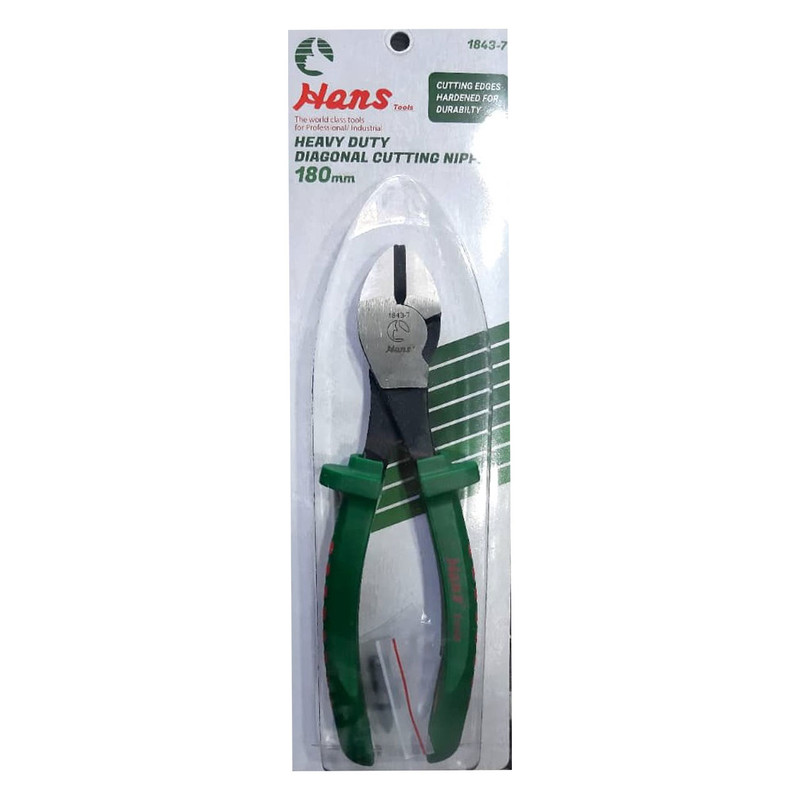 انبر سیم چین هنس کد 1843-7 سایز 7 اینچ انبر سیم چین هنس کد 1843-7 سایز 7 اینچ