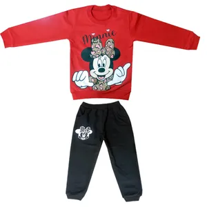 ست سویشرت و شلوار دخترانه مدل عیدانه میکی