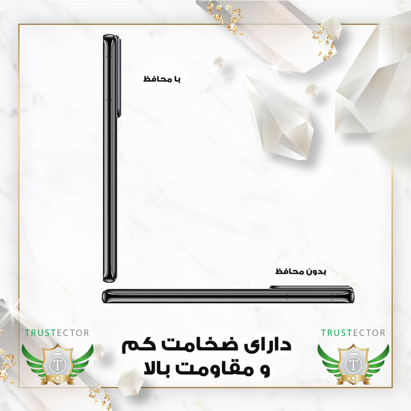 محافظ لنز دوربین تراستکتور مدل LFUT20 مناسب برای گوشی موبایل شیائومی Redmi 14C