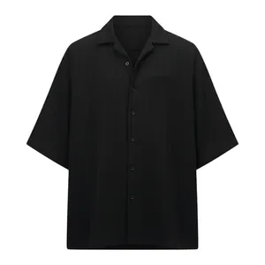 پیراهن آستین کوتاه یقه برگردان مردانه مدل MDSS-CH4963