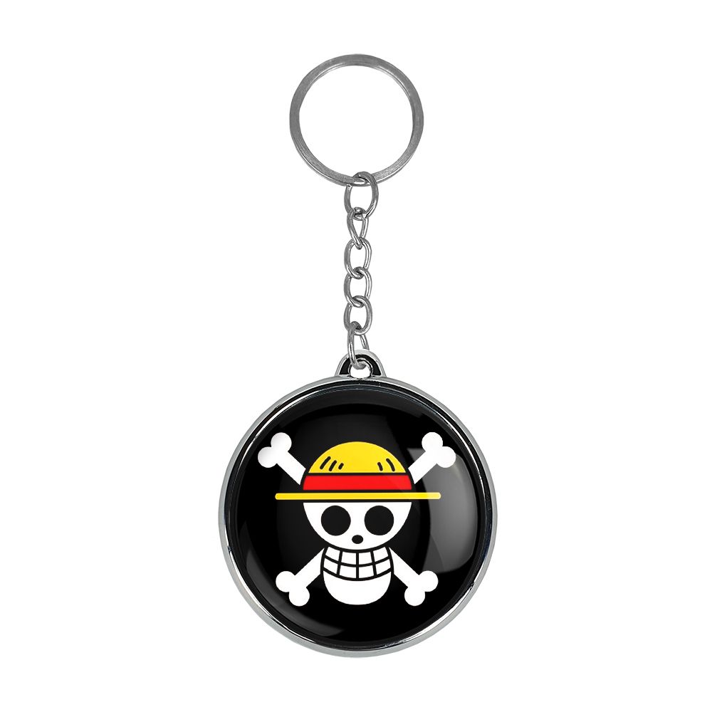 جاکلیدی خندالو طرح انیمه وان پیس One Piece مدل دوطرفه کد 1054010533 -  - 1