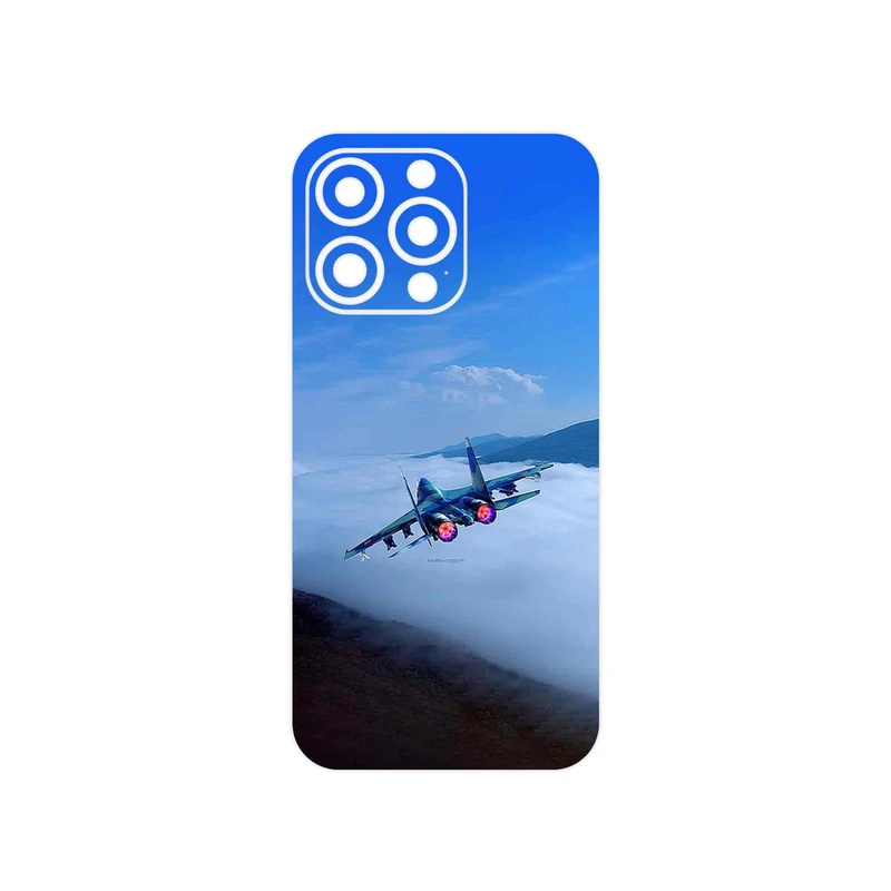 برچسب پوششی ماهوت مدل Fighter plane Su27 مناسب برای گوشی موبایل اپل iphone 13 Pro