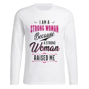 تی شرت آستین بلند زنانه مدل WOMAN  کد P03 رنگ سفید
