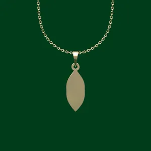 گردنبند طلا 18 عیار زنانه مدوپد مدل هندسی کد FF2-1-1030