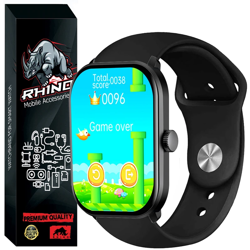 بند راینو مدل Silicon مناسب برای ساعت هوشمند گلوریمی GS1 PRO 2023