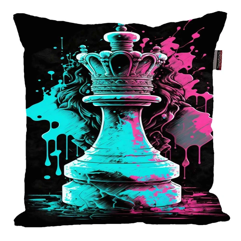 کوسن پاد آفرین مدل فانتزی طرح مهره شطرنج خفن کد p1200