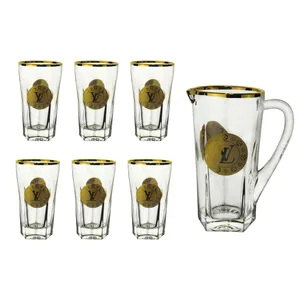 سرویس پارچ و لیوان 7 پارچه مدل ستاره