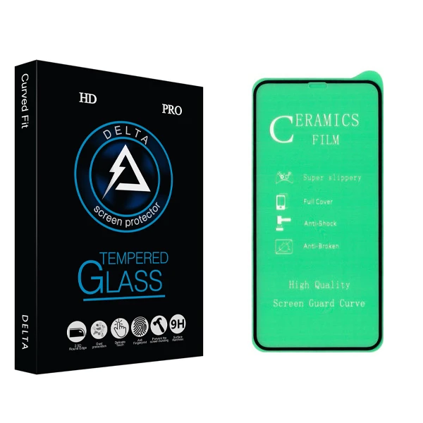 محافظ صفحه نمایش سرامیکی دلتا مدل Fit مناسب برای گوشی موبایل اپل Iphone 11 Pro Max / Iphone Xs Max
