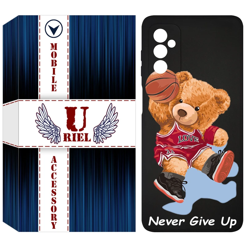 کاور یوریل مدل KSH کد 63 طرح خرس ورزشکار مناسب برای گوشی موبایل سامسونگ Galaxy M52 5G