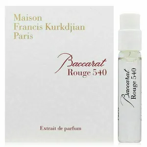 تستر عطر جیبی میسون فرانسیس کورکجان مدل Baccarat Rouge 540 حجم 2 میلی لیتر