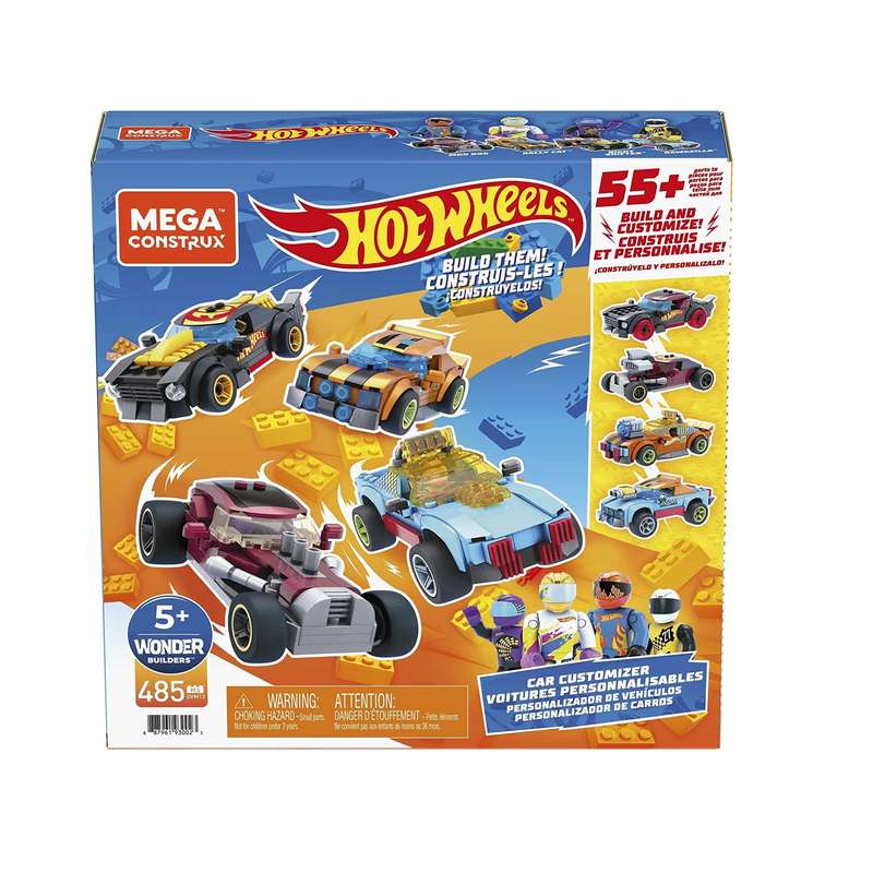ساختنی مگا کانستراکس مدل  Hot Wheels Building Set کد GVM13