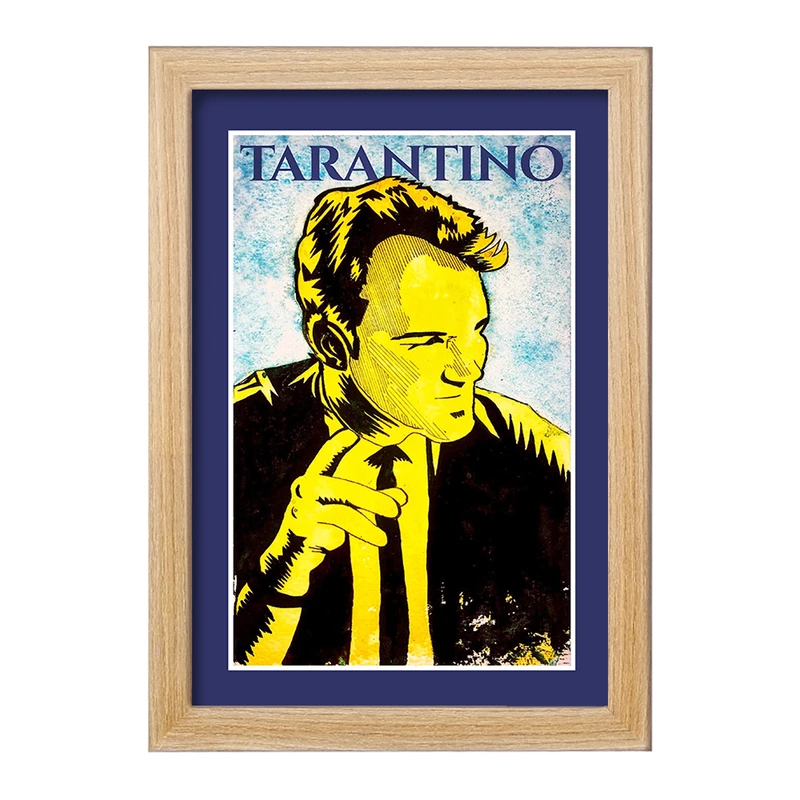 تابلو خندالو مدل کوئنتین تارانتینو (Quentin Tarantino) کد F11460