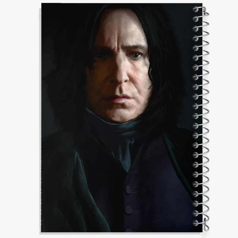 دفتر ژورنال نویسی 50 برگ خندالو مدل نقطه ای طرح اسنیپ هری پاتر کد F856