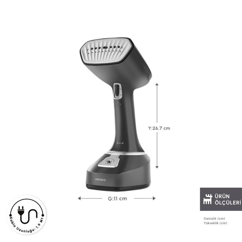 اتو بخار 1400 وات کاراجا مدل Vantuz Multisteam