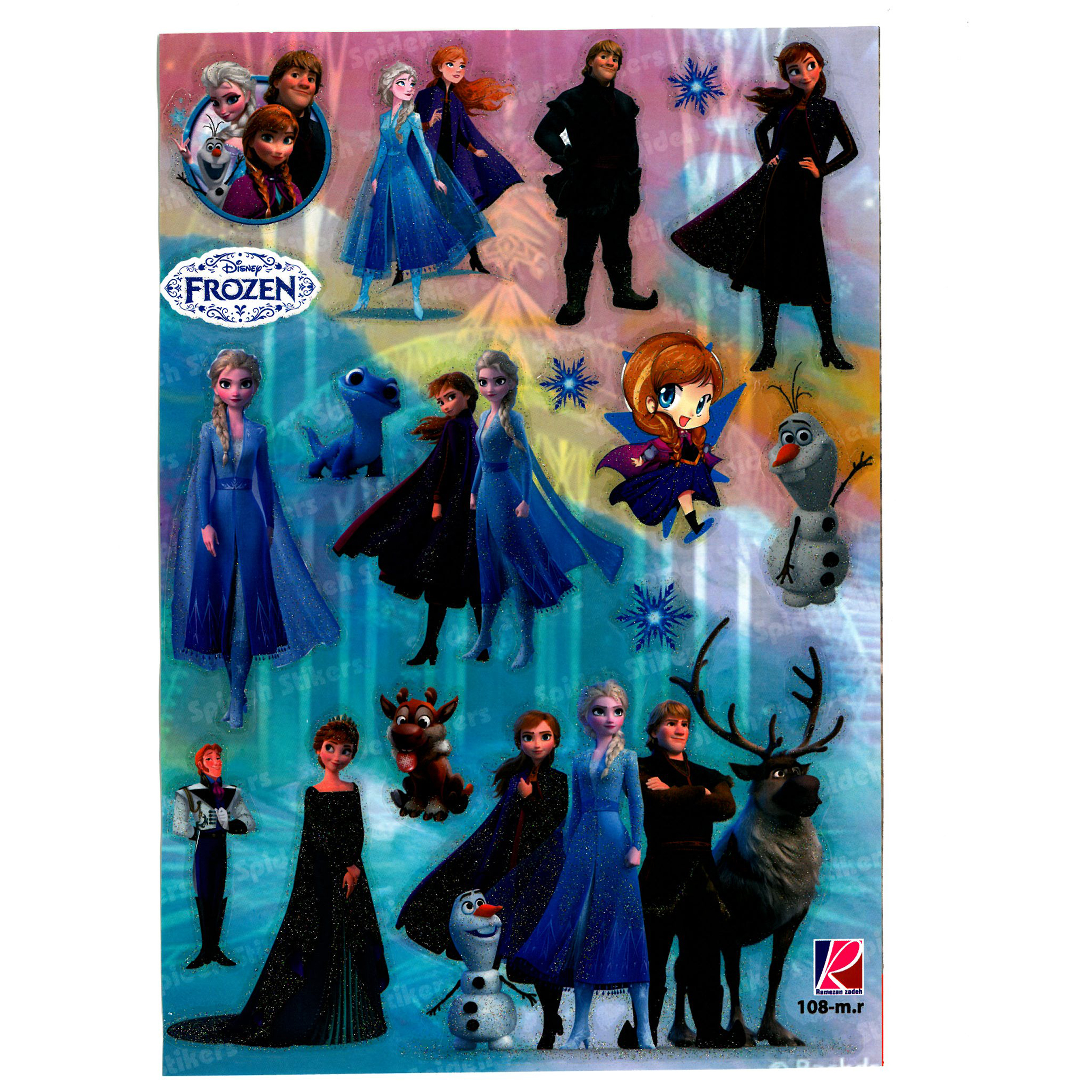 استیکر کودک مدل فروزن کد 46