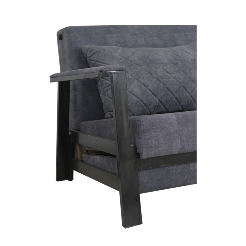 مبل تختخواب شو 2 نفره اورنگ مدل زیرهم رو دسته فلزی