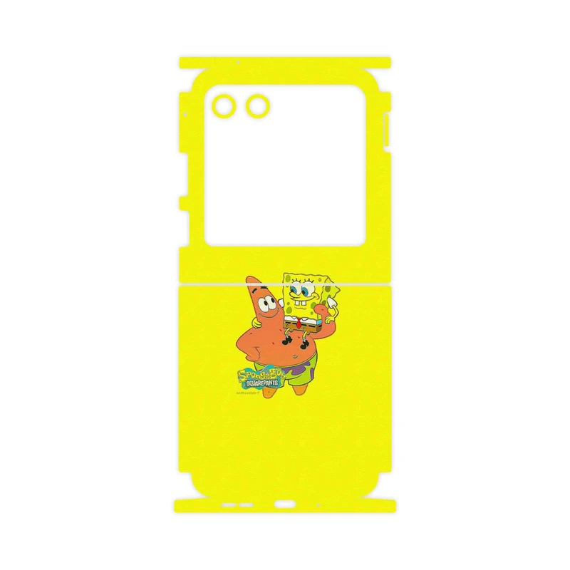 برچسب پوششی ماهوت مدل SpongeBob SquarePants-FullSkin مناسب برای گوشی موبایل موتورولا Razr 40 Ultra