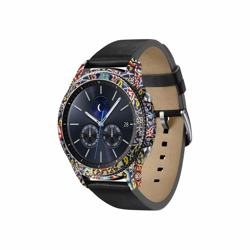 برچسب ماهوت طرح Iran-Tile6 مناسب برای ساعت هوشمند سامسونگ Galaxy Gear S3 Classic