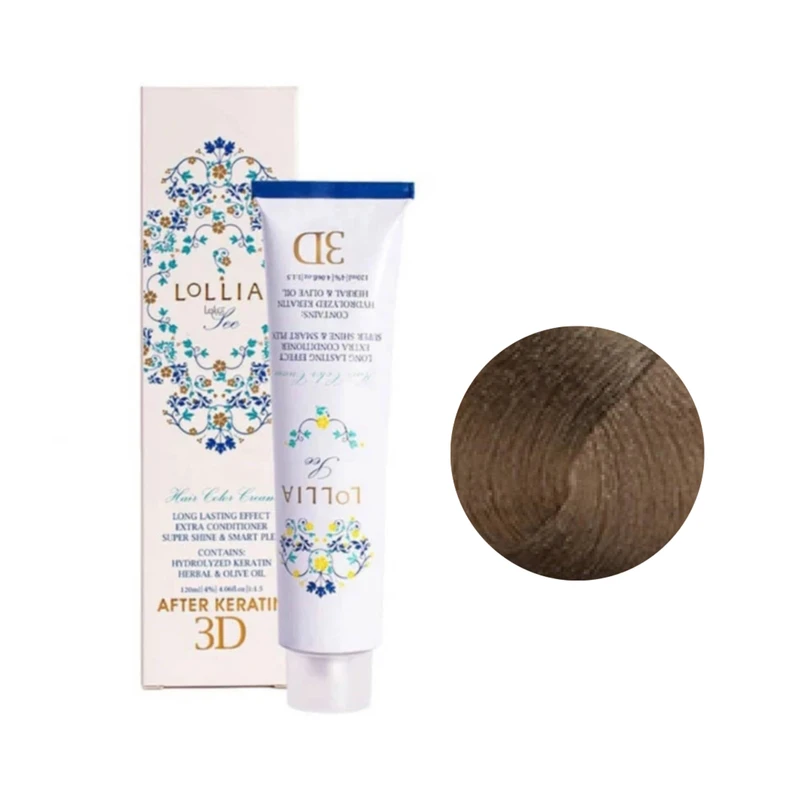 رنگ مو لولیا سی شماره 7/34 حجم 120 میلی‌لیتر رنگ بلوند شامپاینی متوسط