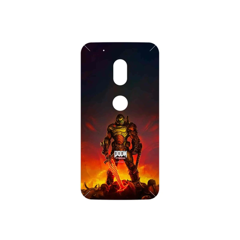 برچسب پوششی ماهوت مدل DOOM Game Series مناسب برای گوشی موبایل موتورولا Moto G4 Play