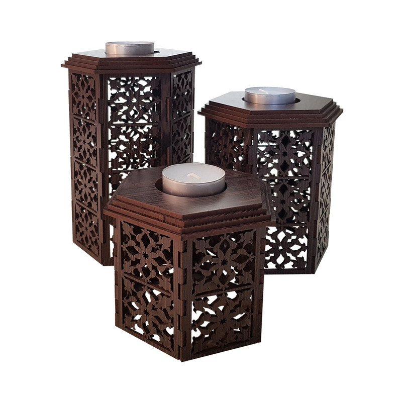 ست جاشمعی کد CA104 بسته 3 عددی