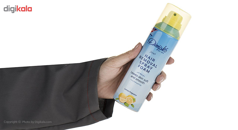 اسپری فوم موبر دیمپلز مدل Lemon Fragrance حجم 200 میلی لیتر