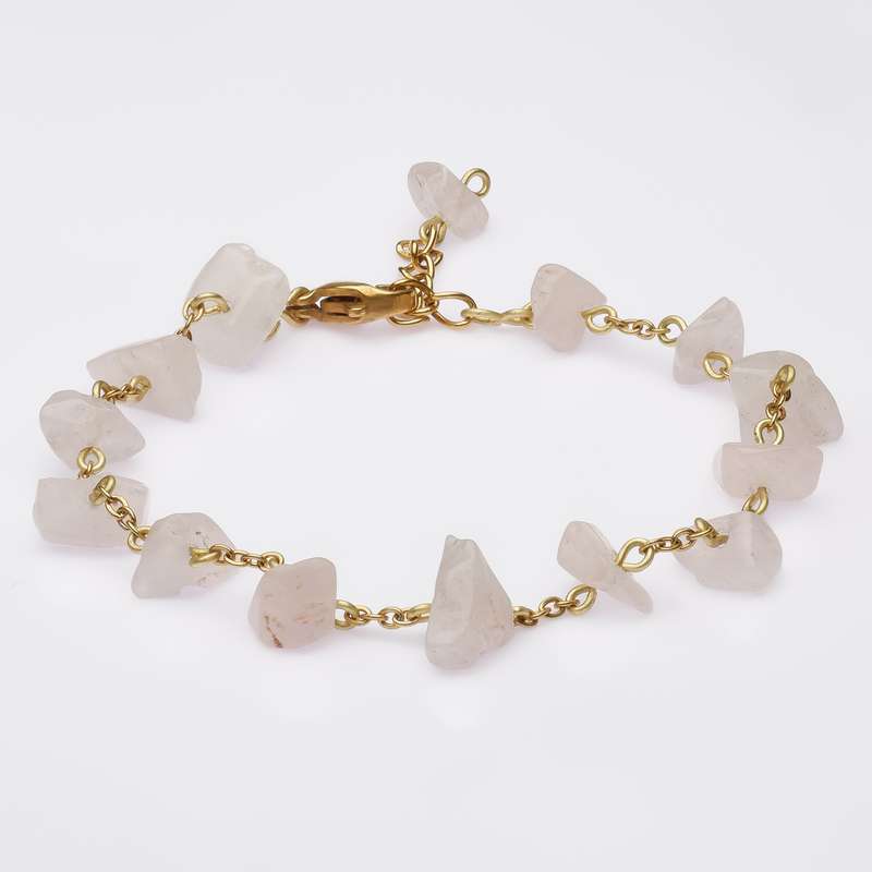 دستبند زنانه مدل رزکوارتز کد 2 دستبند زنانه مدل رزکوارتز کد 2