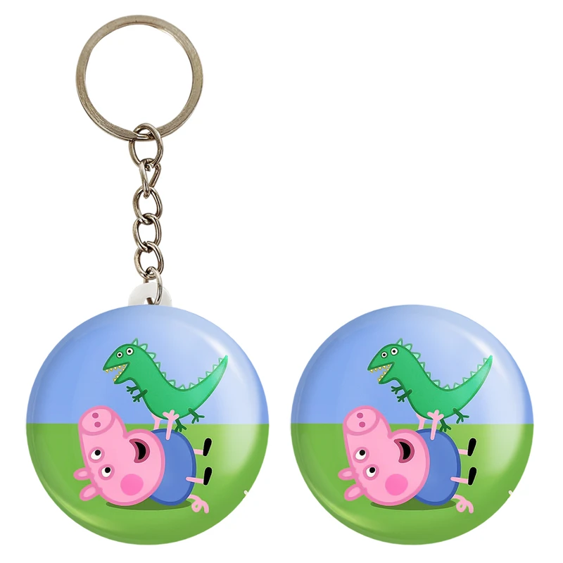 پیکسل خندالو مدل جورج انیمه پپاپیک Peppa pig کد 22072 به همراه جاکلیدی