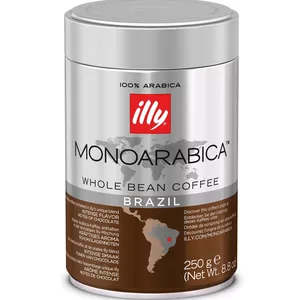قوطی دانه قهوه‌ ایلی مدل MonoArabica Brazil مقدار 250 گرم