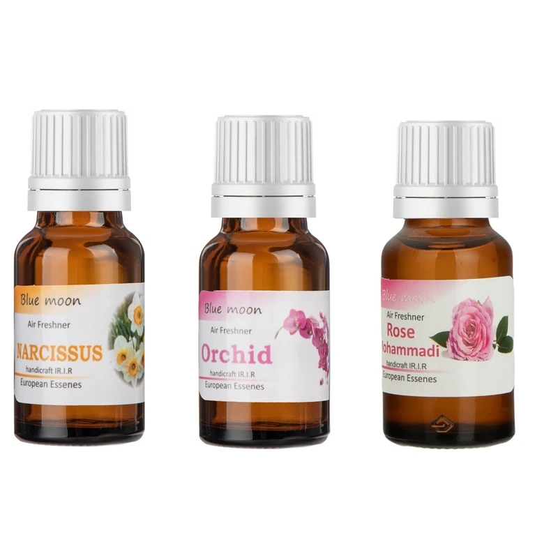 اسانس سوز مدل Mohammadi & Orchid & Narcissus حجم 17میلی لیتر بسته 3 عددی 