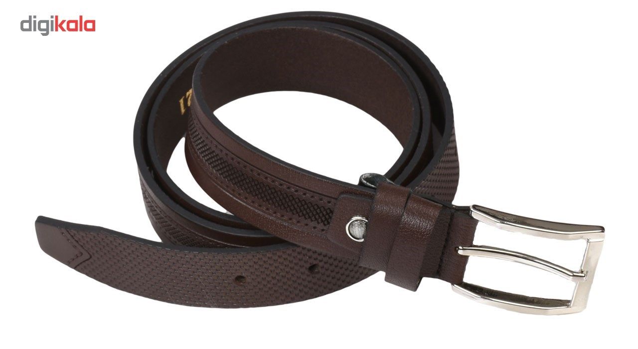 کمربند چرم طبیعی مردانه پارینه مدل BP18-2 4CM main 1 4