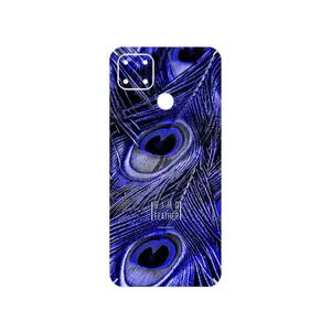 MAHOOT Purple Feather Cover Sticker for Realme C25s
