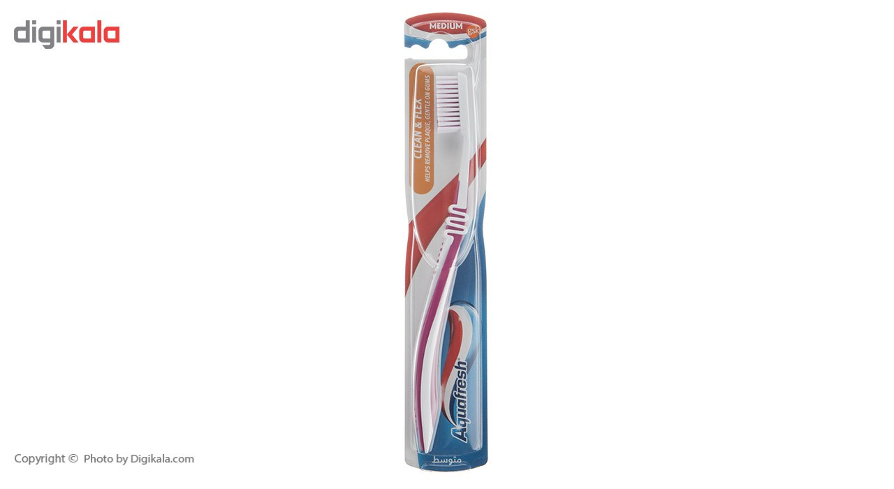 مسواک آکوافرش مدل Clean And Flex با برس متوسط