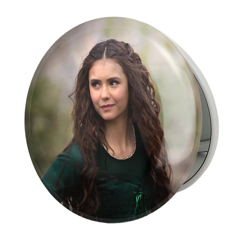 آینه جیبی خندالو طرح کاترین پیرس خاطرات یک خون آشام The Vampire Diaries مدل تاشو کد 20257 