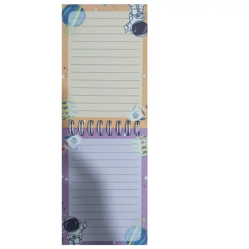 دفترچه یادداشت 70 برگ مدل فضانورد طرح رنگی کد 002