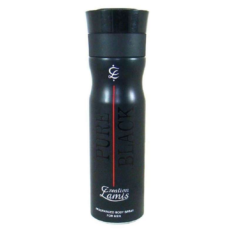 اسپری ضد تعریق مردانه کریشن لامیس مدل Pure Black حجم 200 میلی لیتر اسپری ضد تعریق مردانه کریشن لامیس مدل Pure Black حجم 200 میلی لیتر